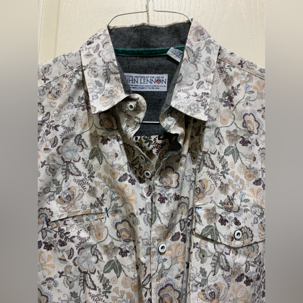 John Lennon Men’s 3XL Dress Shirt